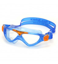 Aqua Sphere Vista Junior Swim Goggles Blue Orange - Clear Lens