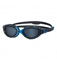 Zoggs Predator Flex Swim Goggles Grey Blue / Tint Smoke