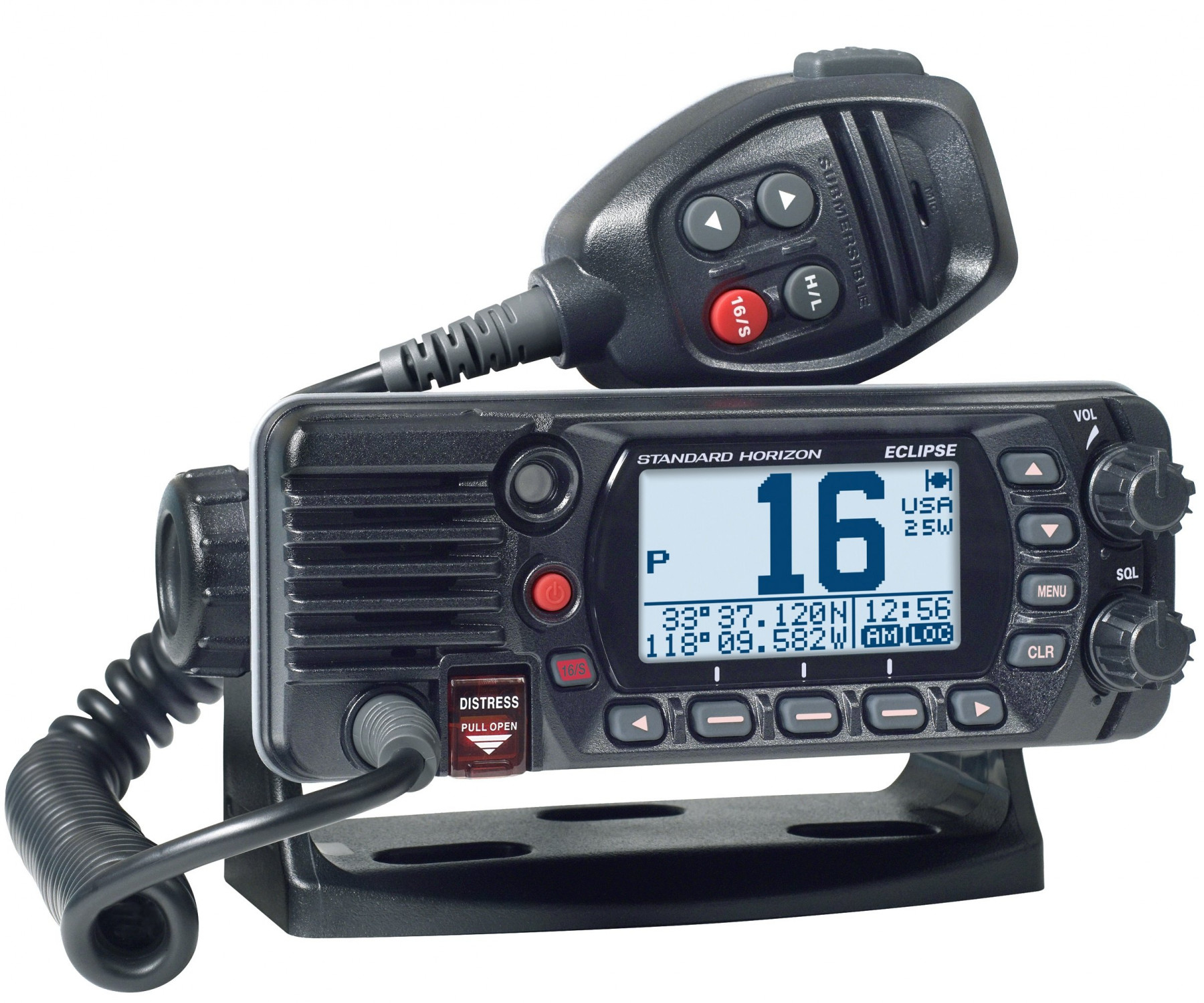 Standard Horizon GX1400 GPS Black fixed mount VHF radios Marine  communications Electronics Cruising Boat