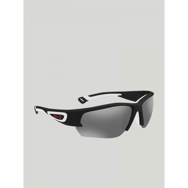 Slam Racer Sunglasses - Black/White/Smoke