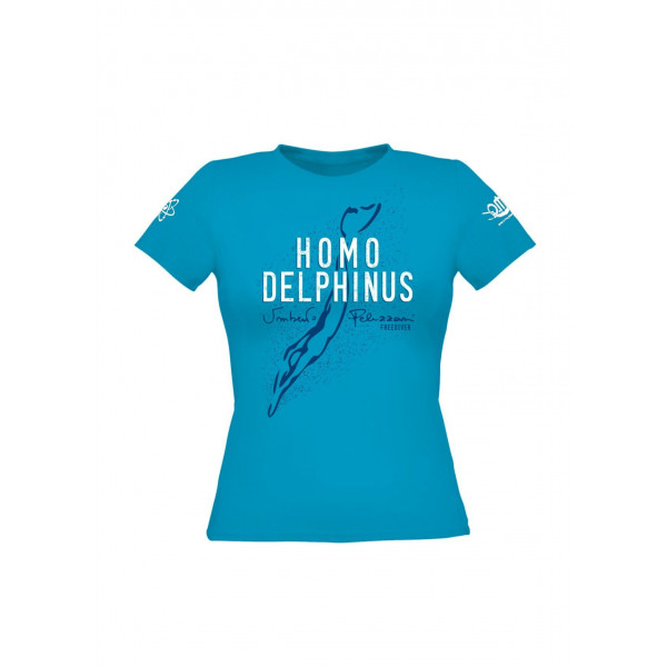 T-shirt Homo Delphinus Lady - Light Blue