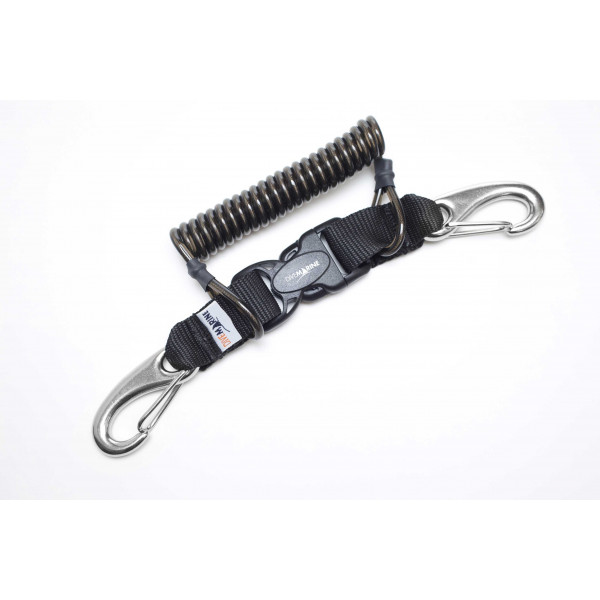 Divemarine Stainless Steel Spiral Clip - Double Snap 70mm