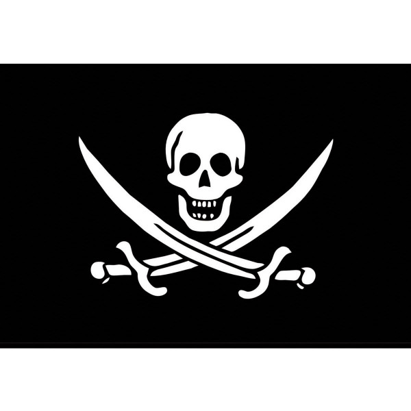 Pirate Flag Jolly Roger 20x30cm