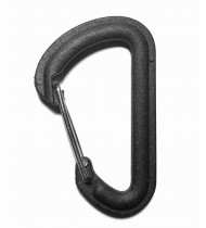 Divemarine Black Nylon Snap Hook, Fiber Glass reinforced, SS Lock