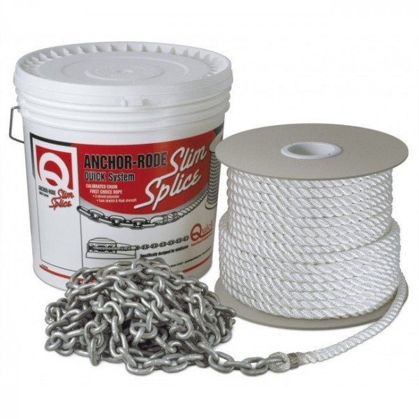 Quick Anchor-Rode rope and chain 6MM-12,7MM 10/61MT