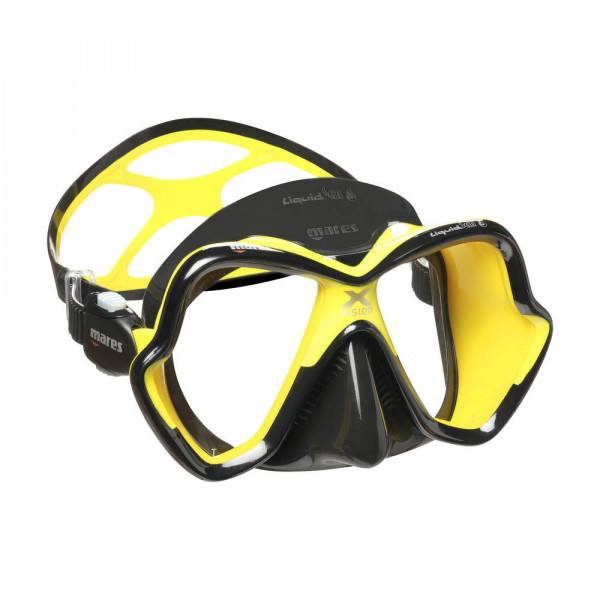Mares X-Vision Ultra LiquidSkin Yellow Black - Masks - Masks and Snorkels -  Diving - Dive