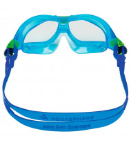 Aqua Sphere Seal Kid 2 Swim Goggle Turquoise Blue - Clear Lens