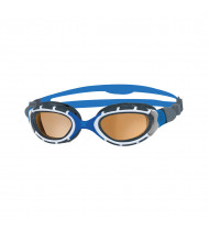 Zoggs Predator Flex Swim Goggles Polarized Ultra Blue Grey/ Polarized Copper