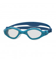 Zoggs Tiger LSR+ Swim Goggles Blue/Blue Reef - Clear Lens