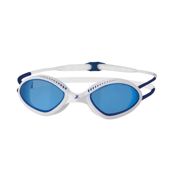 Zoggs Tiger White/Blue - Tinted Blue Lens