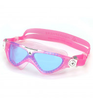 Aqua Sphere Vista Junior Swim Goggle Pink White - Blue lens