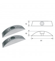 Anodes for engines Volvo-Penta 852018 Zinc