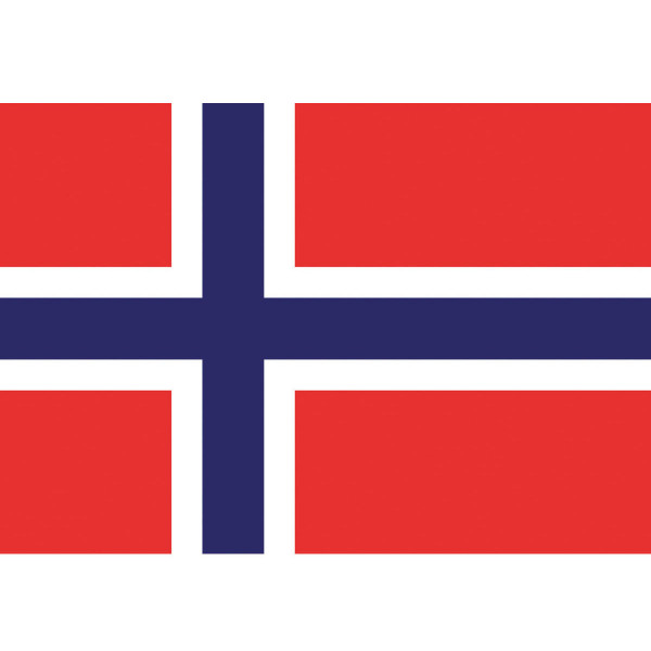 Bandera 30x45 Noruega