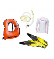 Seac Snorkeling Set Yellow - Lady
