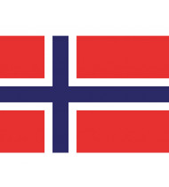 Bandera 30x45 Noruega