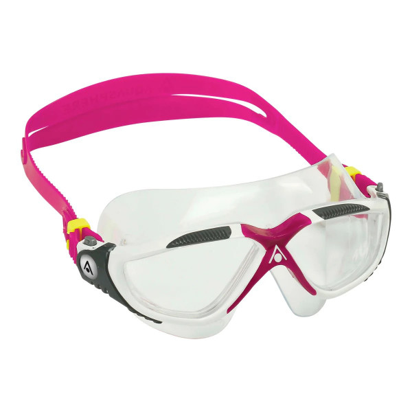 Aqua Sphere Vista Swim Goggles Raspberry - Clear Lens