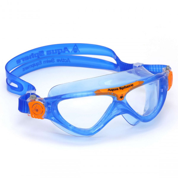 Aqua Sphere Vista Junior Clear Lens - Blue Orange