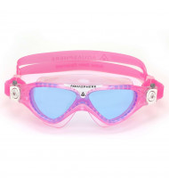 Aqua Sphere Vista Junior Swim Goggles Pink White - Blue lens