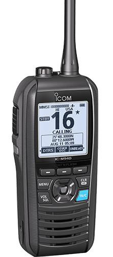 Icom IC-M94DE, la première VHF portable qui intègre un récepteur AIS