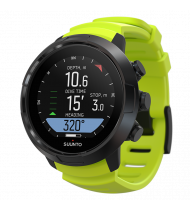 Suunto D5 Black Lime with USB Cable